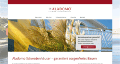 Desktop Screenshot of aladomo.de